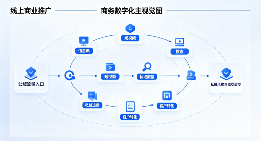 泽州县线上商业推广怎么做？全域流量闭环搭建与低成本转化实战指南
